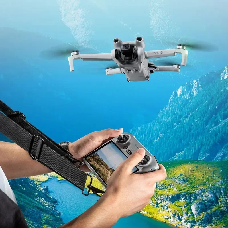 Adjustable Drone Remote Control Strap for DJI Mini 4 3 Pro/Air 3/Mavic 3 Neck Strap Transmitter Lanyard for RC 2 Accessories