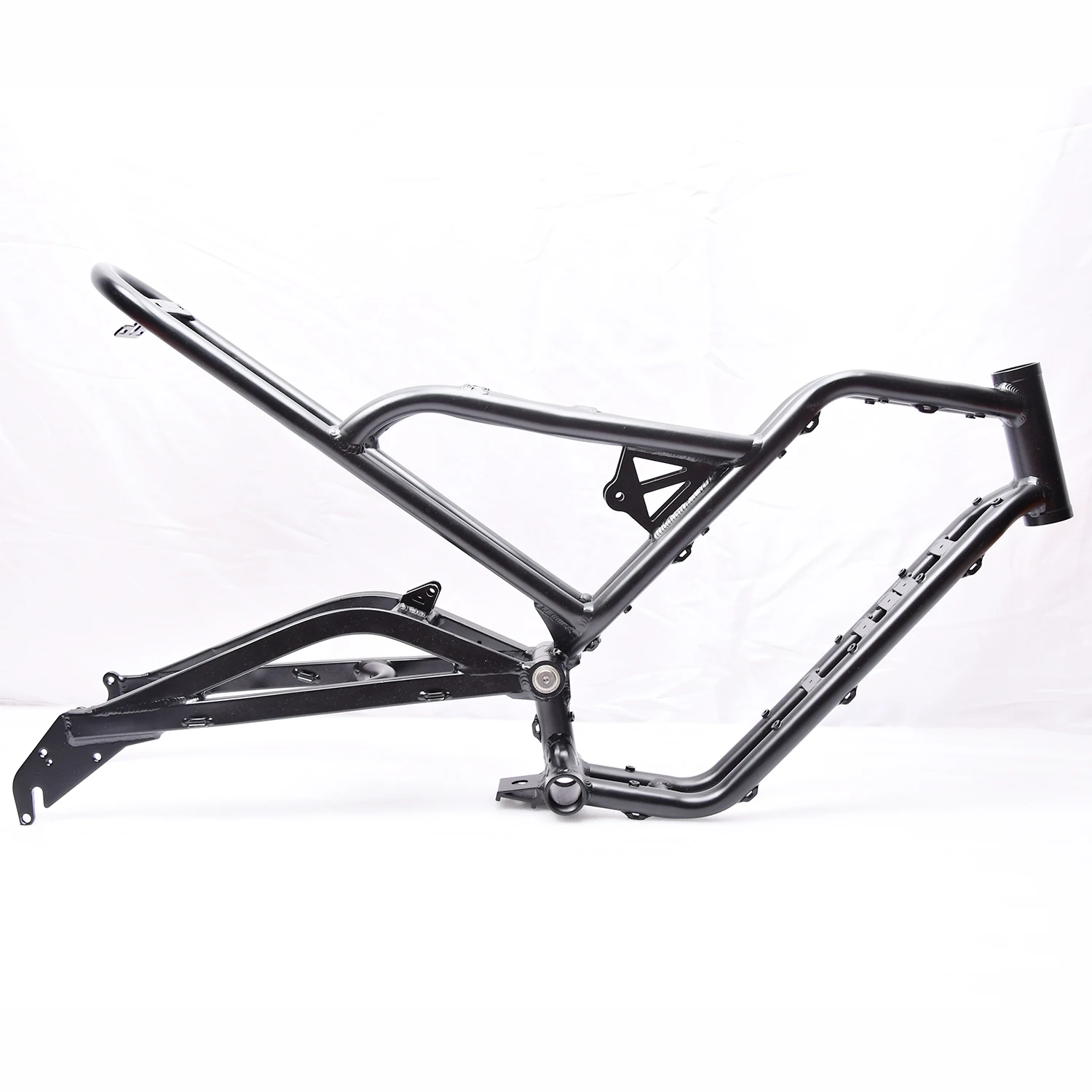 20inch DIY ebike frame two-wheeled off-road electric snow fat tire bike frame Softtail all-terrain aluminum mountain emtb frame