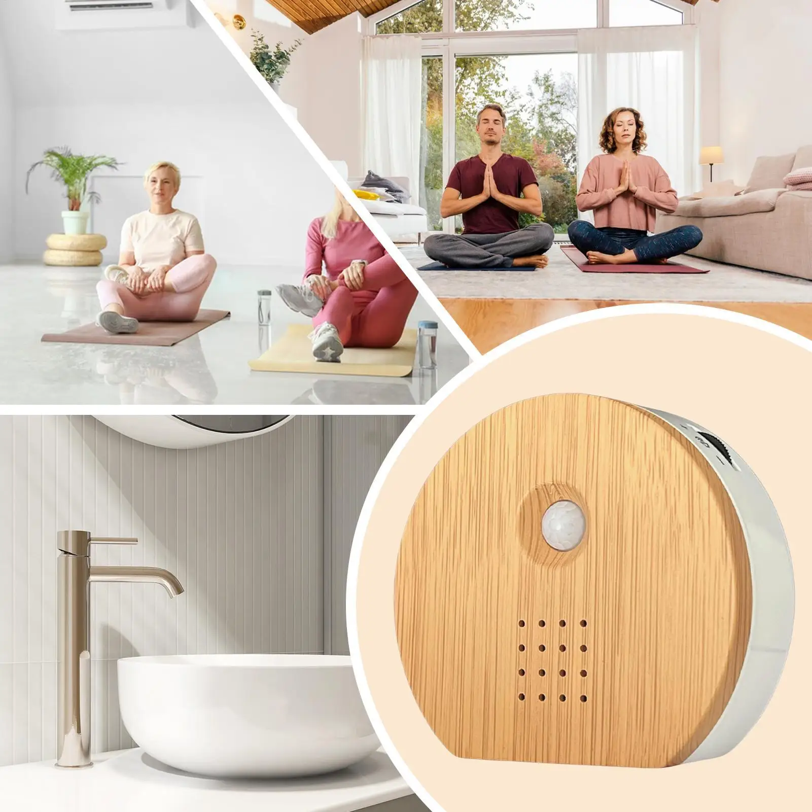 Altavoz de pájaro que canta, Sensor de movimiento, caja de sonido natural moderna, fabricante de ruido inteligente, altavoz para dormitorio, relajación, Yoga, estudio, Spa