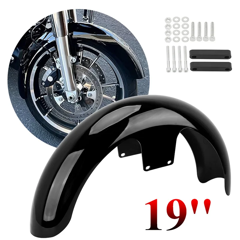 

Motorcycle 19" Mudguard Wheels Wrap Front Fender For Harley Touring Road King Electra Glide Street Road King Glide Ultra