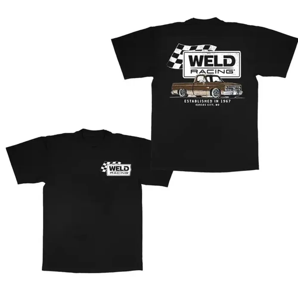 Weld Racing C10 Truck Classic Soft Cotton Crewneck TShirt 2 Sides For Gift Like Dad Menswear Top graphic tee