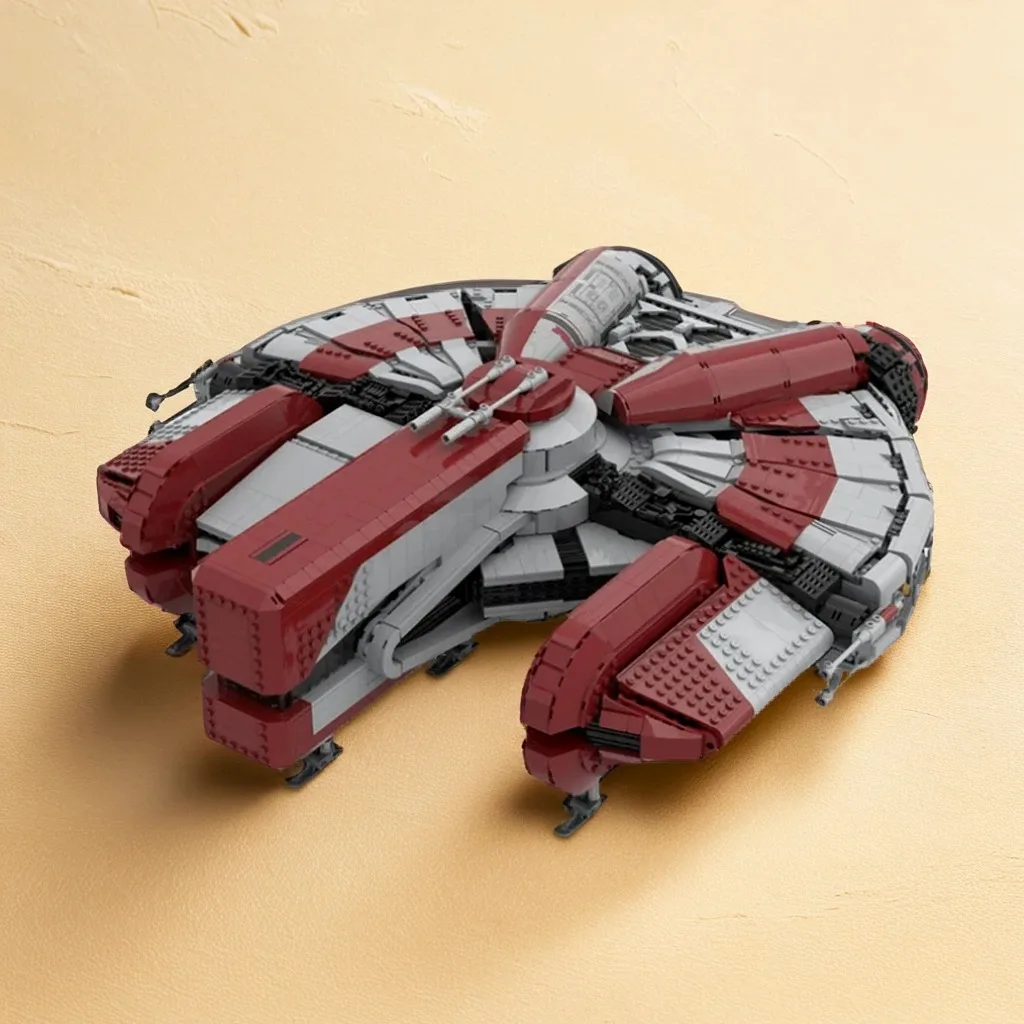 6238PCS MOC Ebon Hawk Star Batter Theme Spaceship DIY Model Building Blocks Birthday Gift