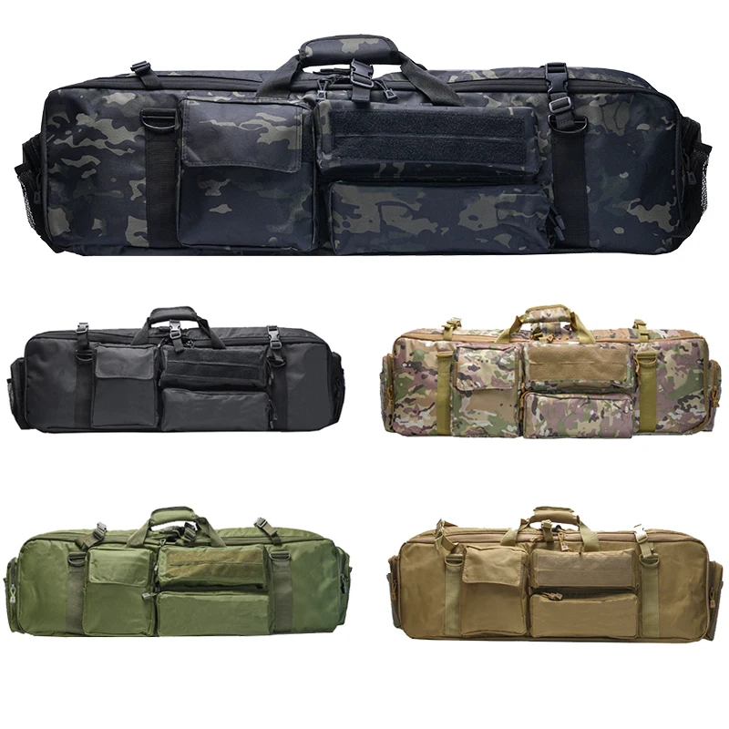 M249 Tactical Rifle Gun Carry Bag Oxford Gun Holster Outdoor Hunting Rifle Case Rifle Protection Carrying Case 96cm