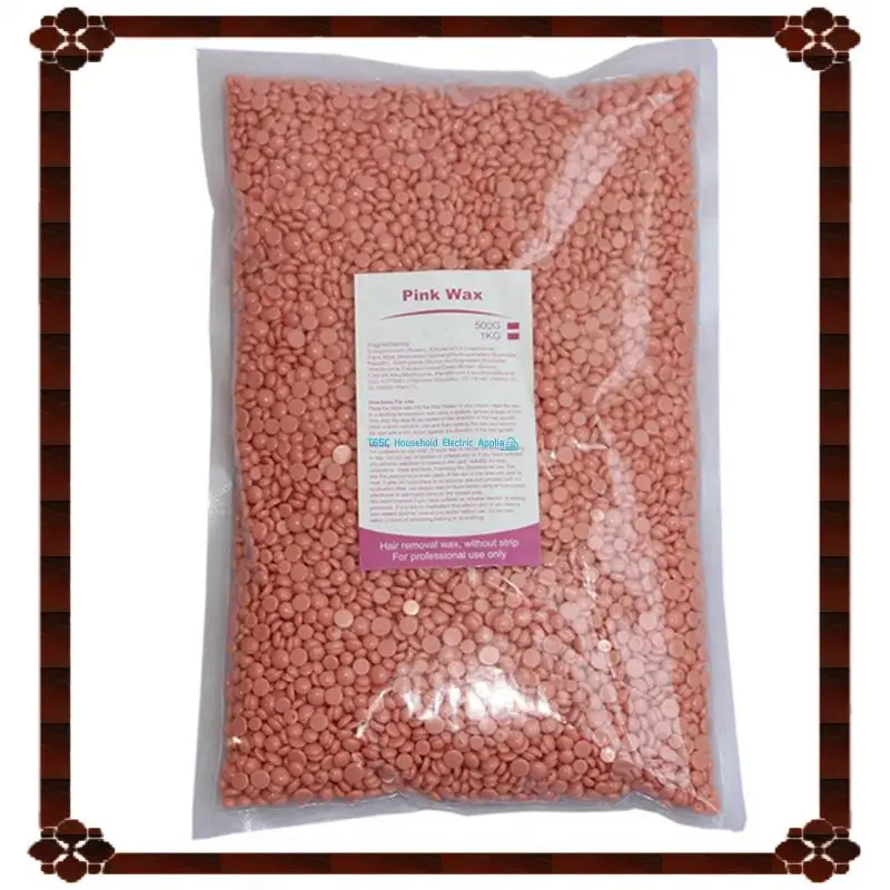 تسليم 24 ساعة 4X 500 جرام فاصوليا شمع لإزالة الشعر كامل الجسم فيلم ساخن خرز شمع مزيل الشعر الصلب لآلة سخان الشمع S