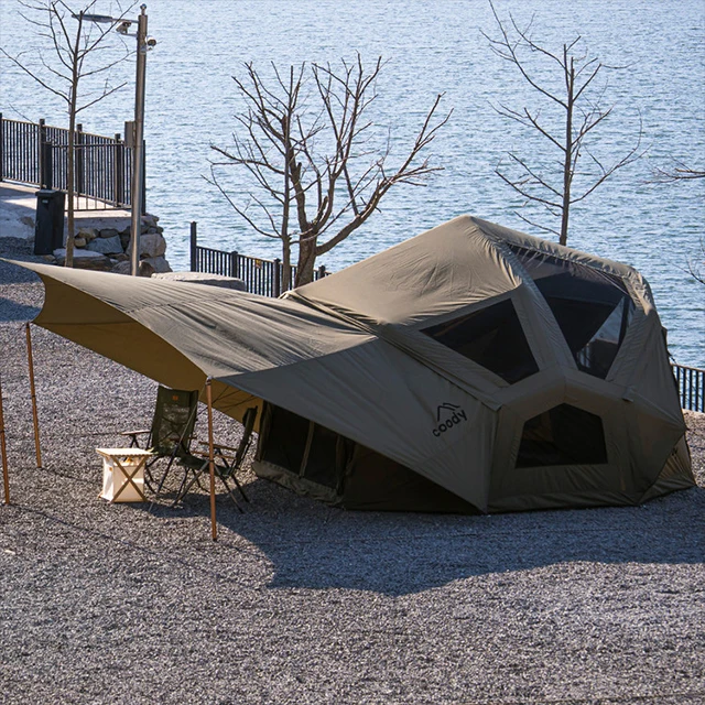 Coody Bestona Air Tent-Green 3-8 Person Outdoor Inflatable Camping Tent Family Inflatable TentATV&UTV