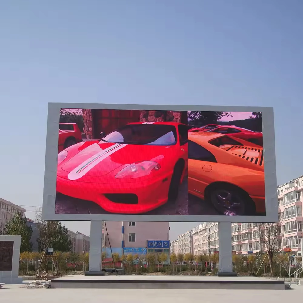 320*160mm P10 LED Screen Panel Modul 32*16 Pixel 1/8 Scan Outdoor 3in1 SMD2727 RGB Voll farbe P10 LED Display Panel Modul