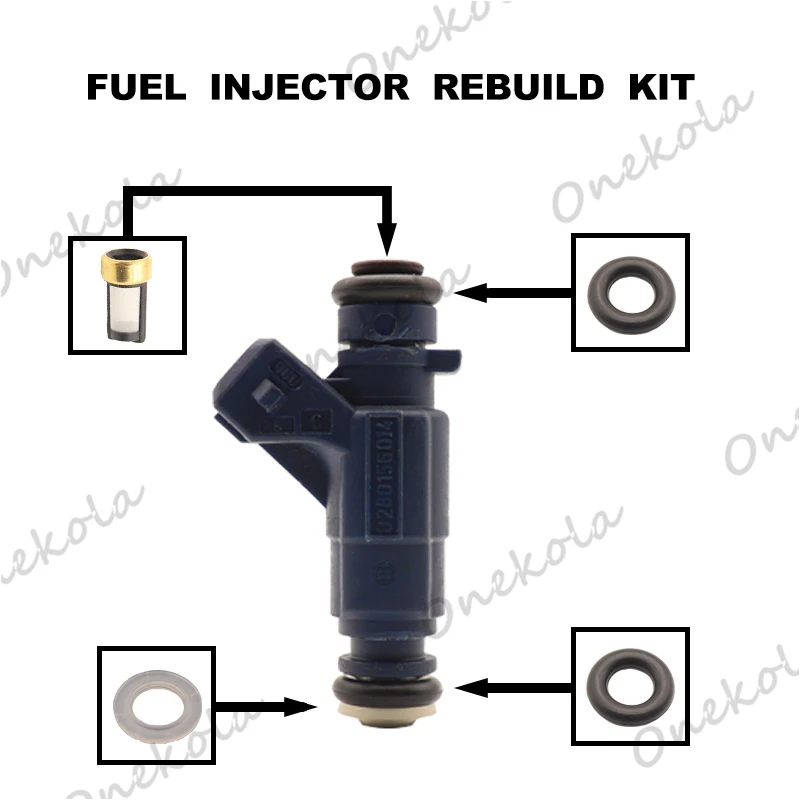 

Fuel Injector repair kit Orings Filters for 01-05 Mercedes CLK320 M112 3.2L A1120780149 0280156014