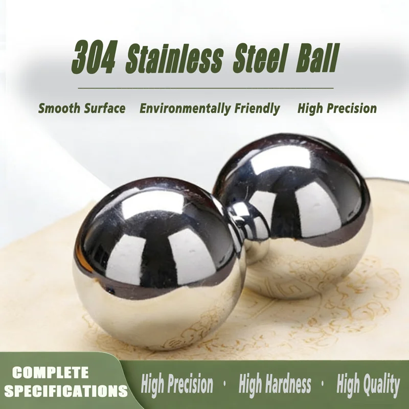 Solid 304 Stainless Steel Ball Dia 1/1.5/2/2.381/2.5/3/3.175/3.5/3.969-10mm High Precision Bearing Balls Smooth Ball