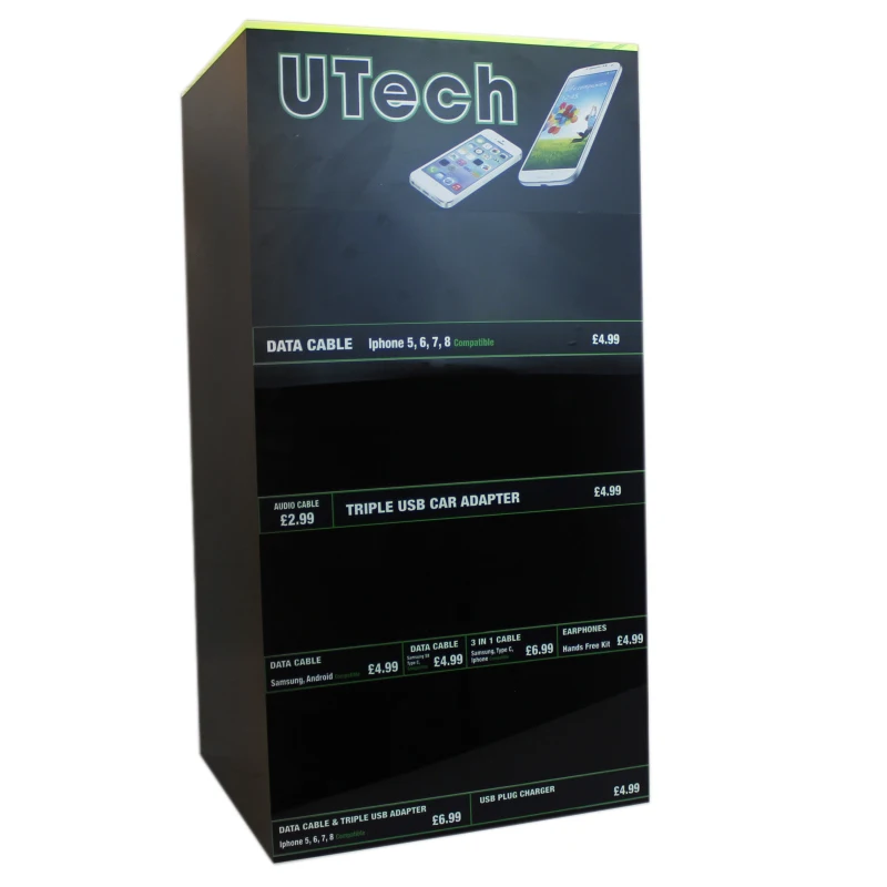 custom.Durable Counter Acrylic Display Stand Retail Custom Display Rack