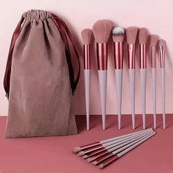 13Pcs Makeup Brush Set Soft Fluffy Professional Cosmetic Foundation Eyeshadow Concealer Powder Blending Makeup Brush Beauty Tool