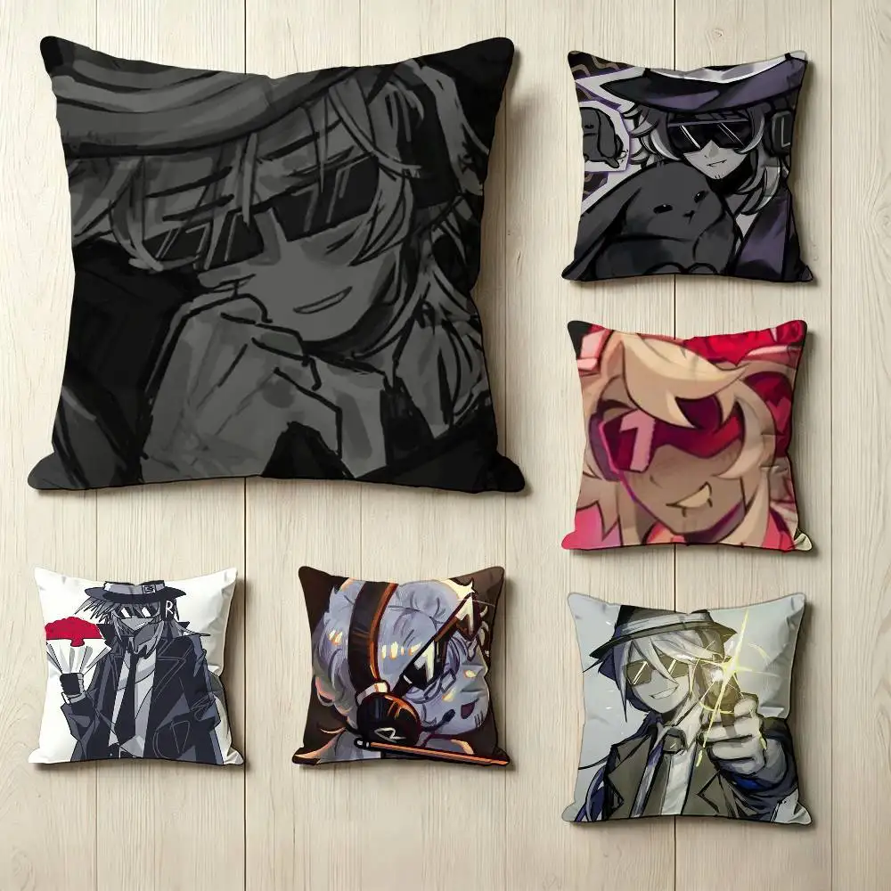 Multiplayer Horror Game F-ForsakenS C-Chance  Pillow Case Square Double-Sided Sofa Cushion Cover Bedroom Bedside Pillow