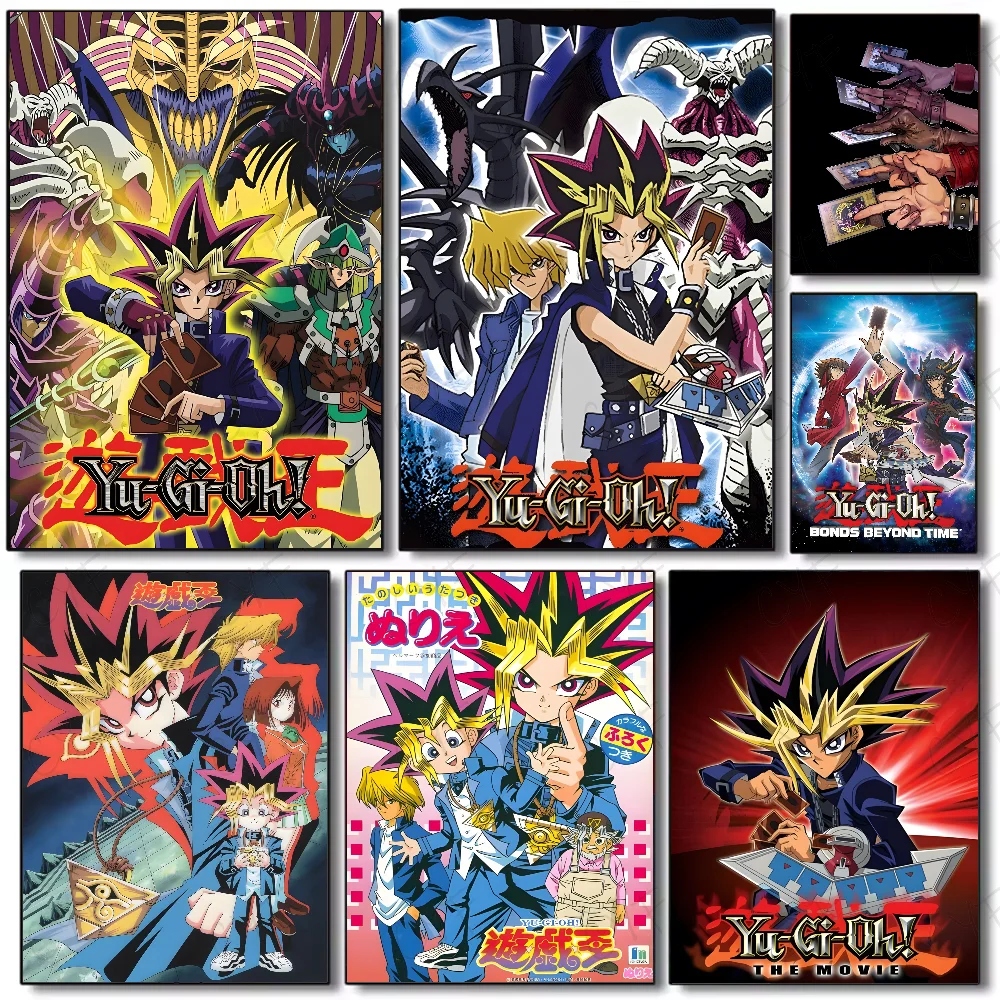 Duel Monsters YuGiOh Anime Good Quality Poster HD art sticky wall waterproof home living room bedroom bar aesthetic decoration