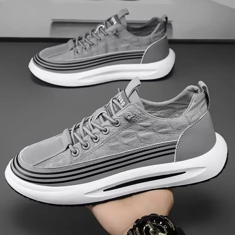 Baskets hommes décontracté automne chaussures vulcanisées mâle marche chaussures de Sport en plein air baskets hommes baskets semelle souple chaussures de marche