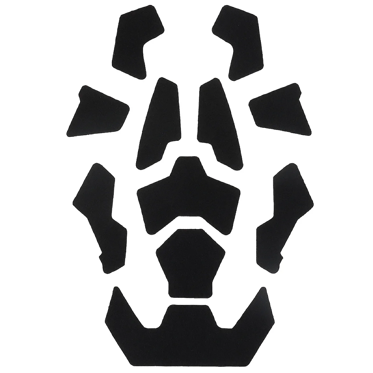 11Pcs/Set Super High Cut FAST Tactical Helmet Hook Loop Felt Patches Universal Helmet Badges Liner Stickers Fit Football Helmet