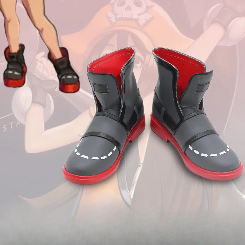 Anime Guilty Gear May Cosplay Schuhe Halloween Aksesori Dibuat Sesuai Pesanan