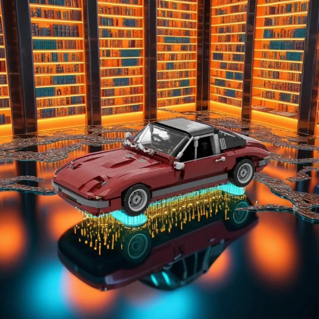 

975PCS Lotus Elaner (Red Version) MOC Classic Sports Car Model Education Building Blocks Gift