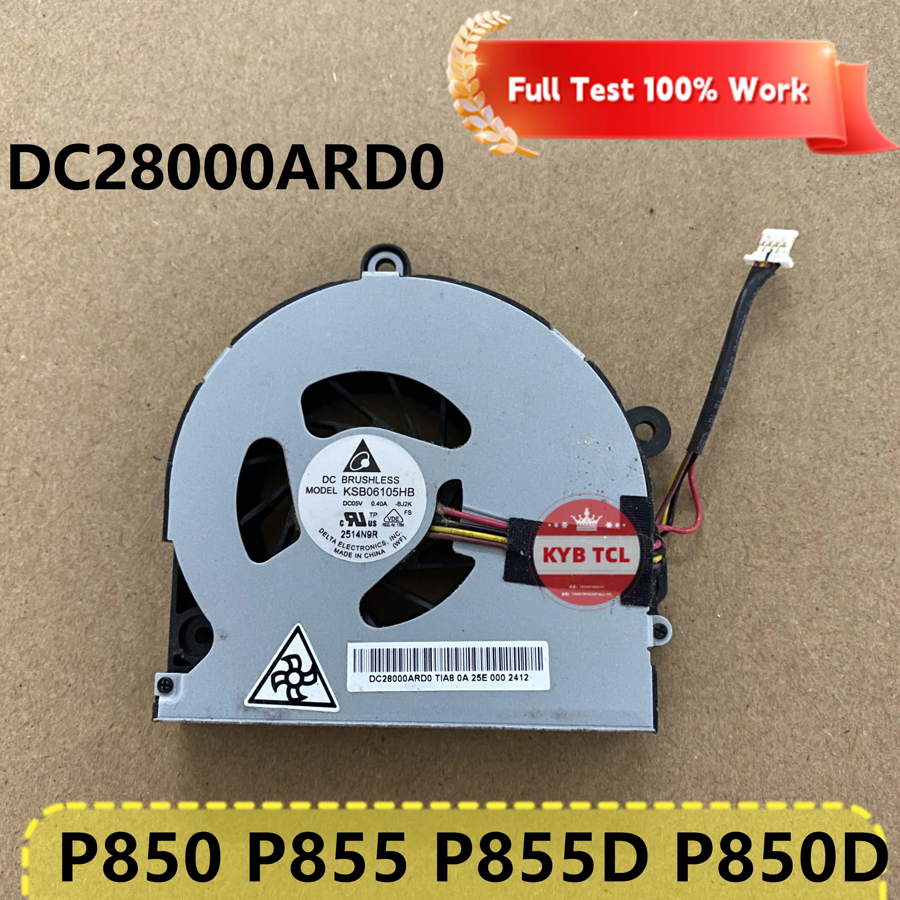 Оригинальный ноутбук охлаждающий вентилятор процессора DC28000ARD0 Toshiba Satellite P850 P855 P855- s5200 P850- 30r P855-300 P855D P850D