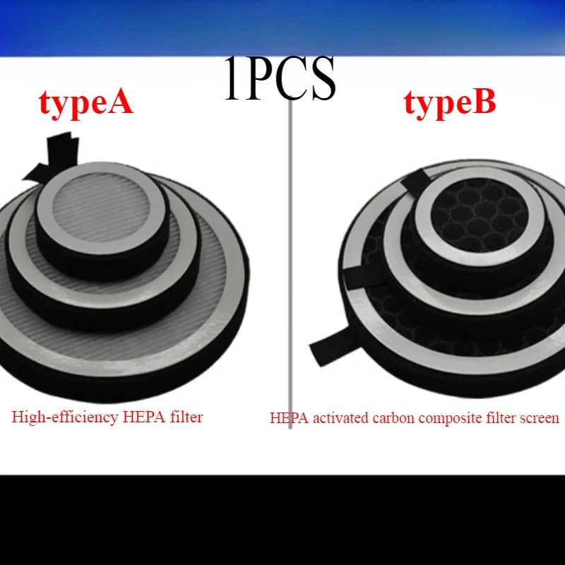 1PC Round Pipeline duct air filter for PVC pipes fresh air ducts filter screen Dust removal Air filter element spare