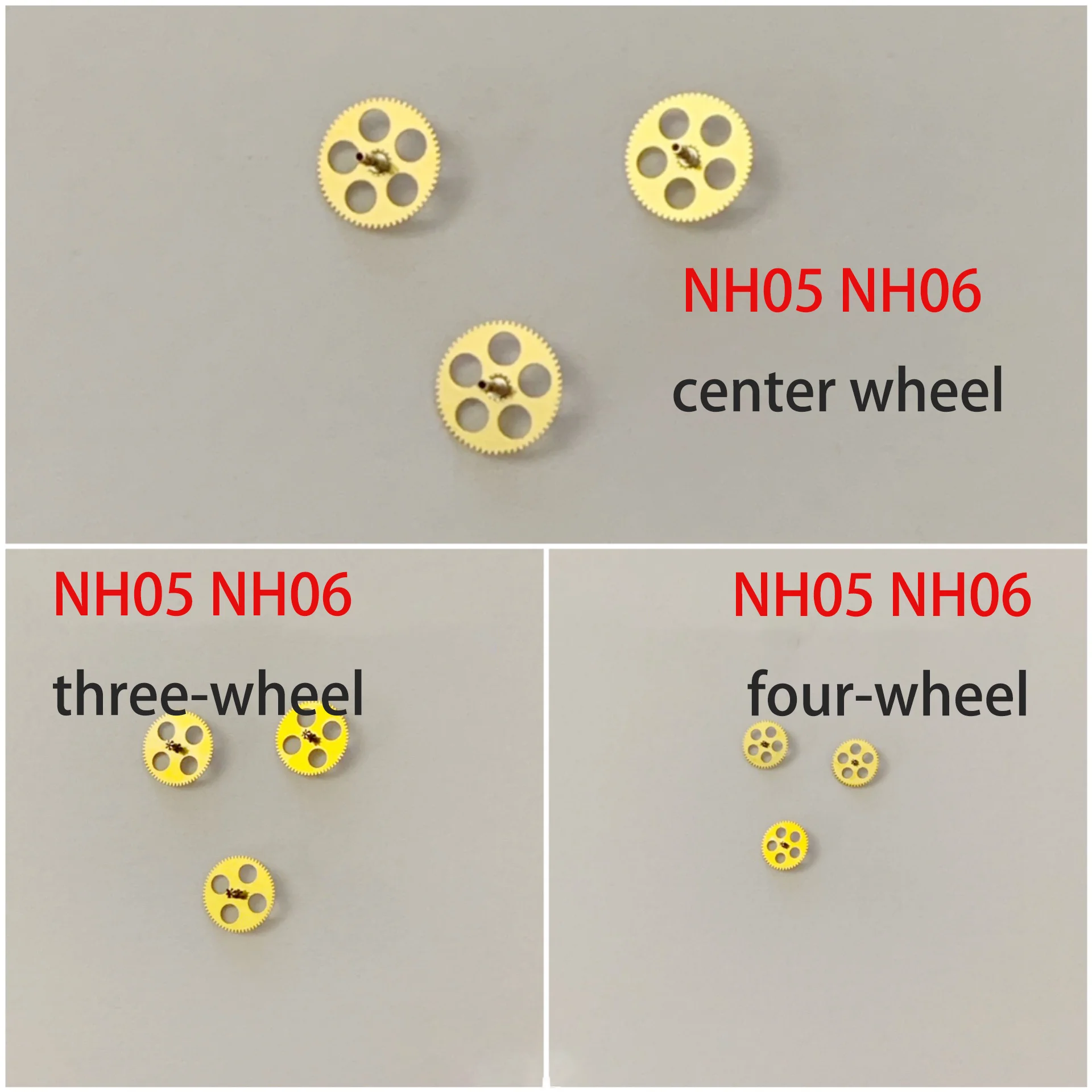 Watch Accessories Center Wheel Three-wheel Four-wheel Suitable for Japanese Female Seiko NH05 NH06 Movement Watch Parts