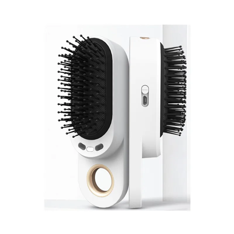 Portable Electric Ionic Hairbrush Negative Hair Comb Brush Hair Modeling Styling Hairbrush