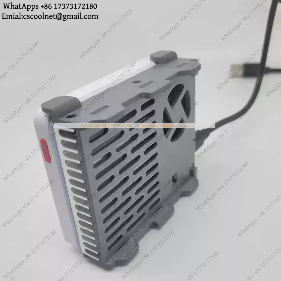 JS02 Aluminum Alloy Radiator Bracket Air-Cooled Temperature Control Type-C Fixed Speed Fan for ZTE F50 Pro