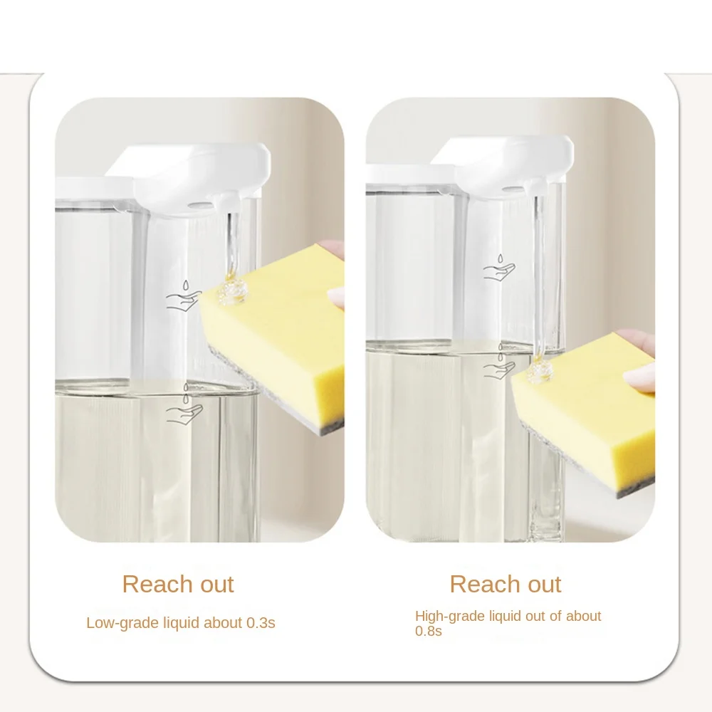 Touchless Automatic Liquid Soap Dispenser Infrared Induction Adjustable Sensor Hand Sanitizer Machine Waterproof Wall Mounted