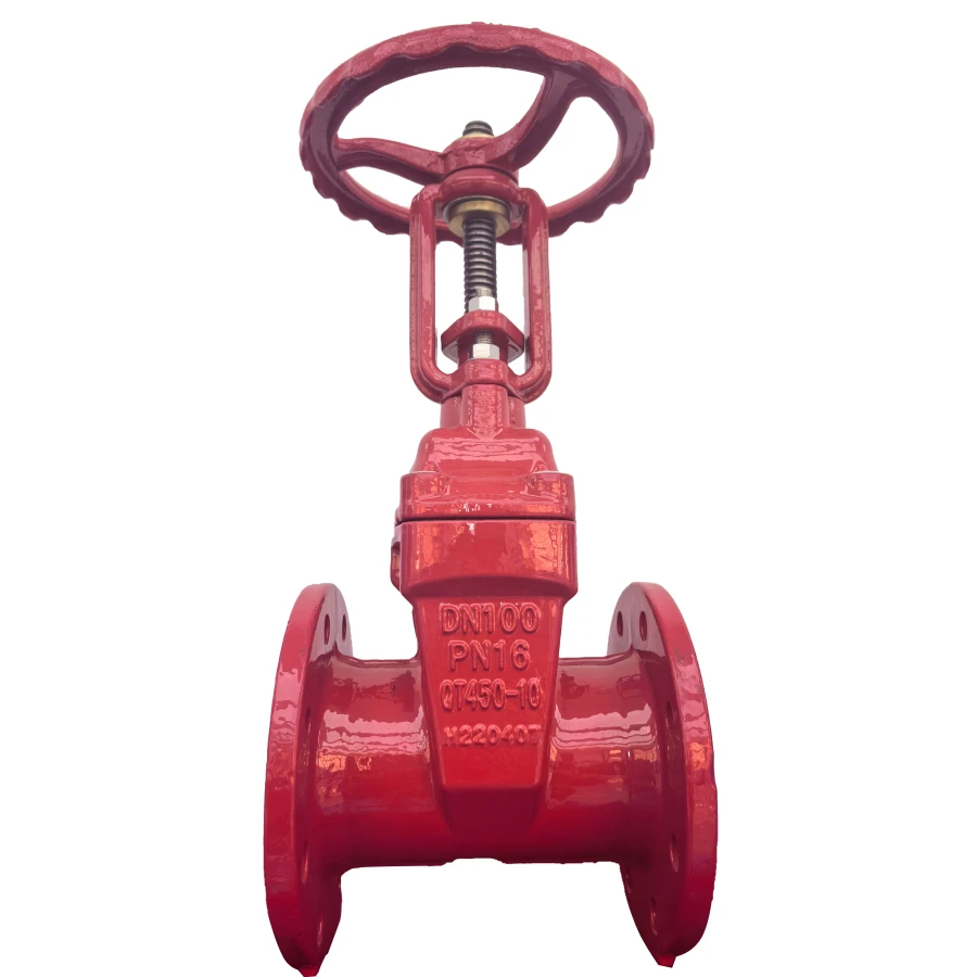 Double Flanged Fire Fighting rising stem gate valve Water Gate Valve For Firefighting Water control valve