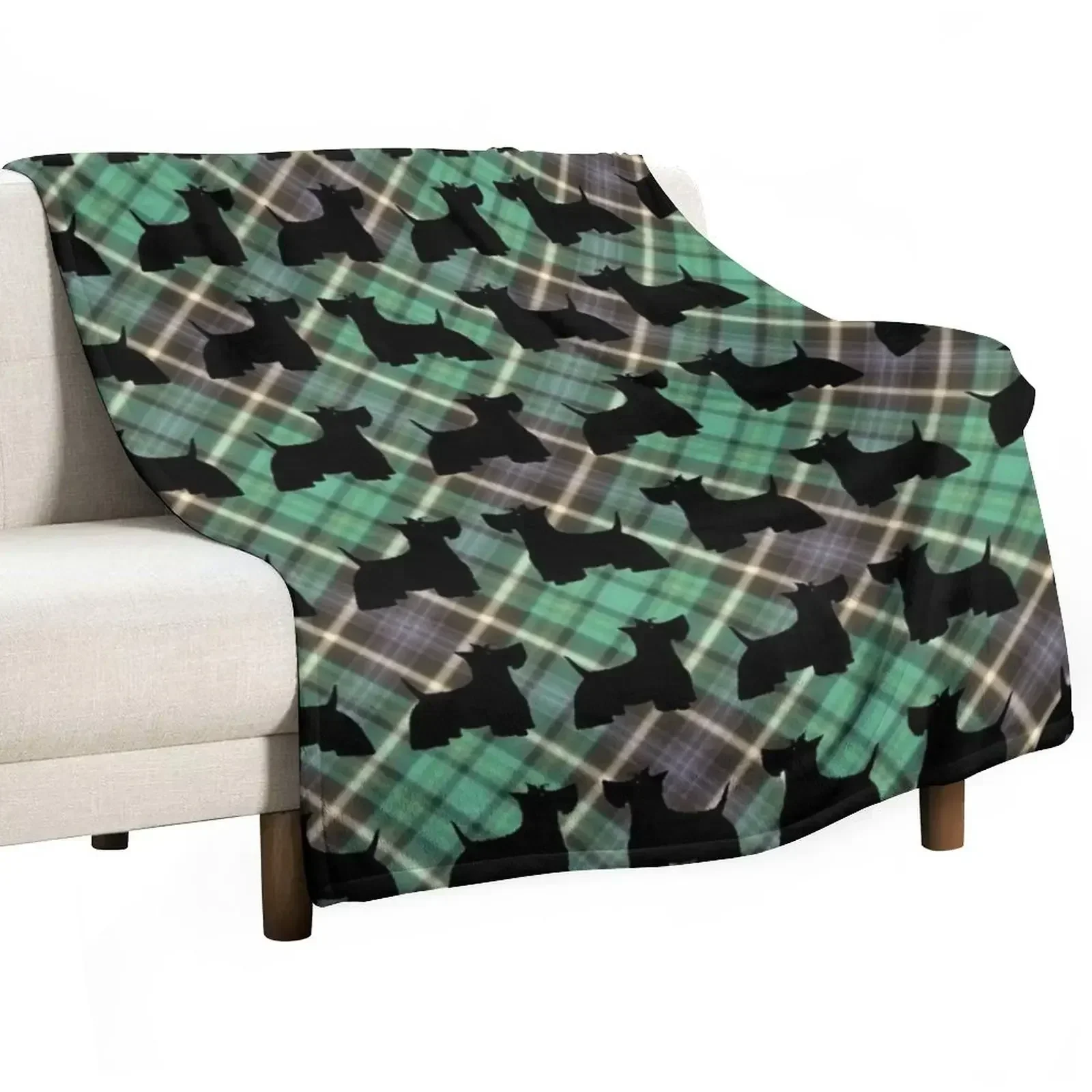 Scottish Terrier Throw Blanket Nap Comforter Designers Blankets