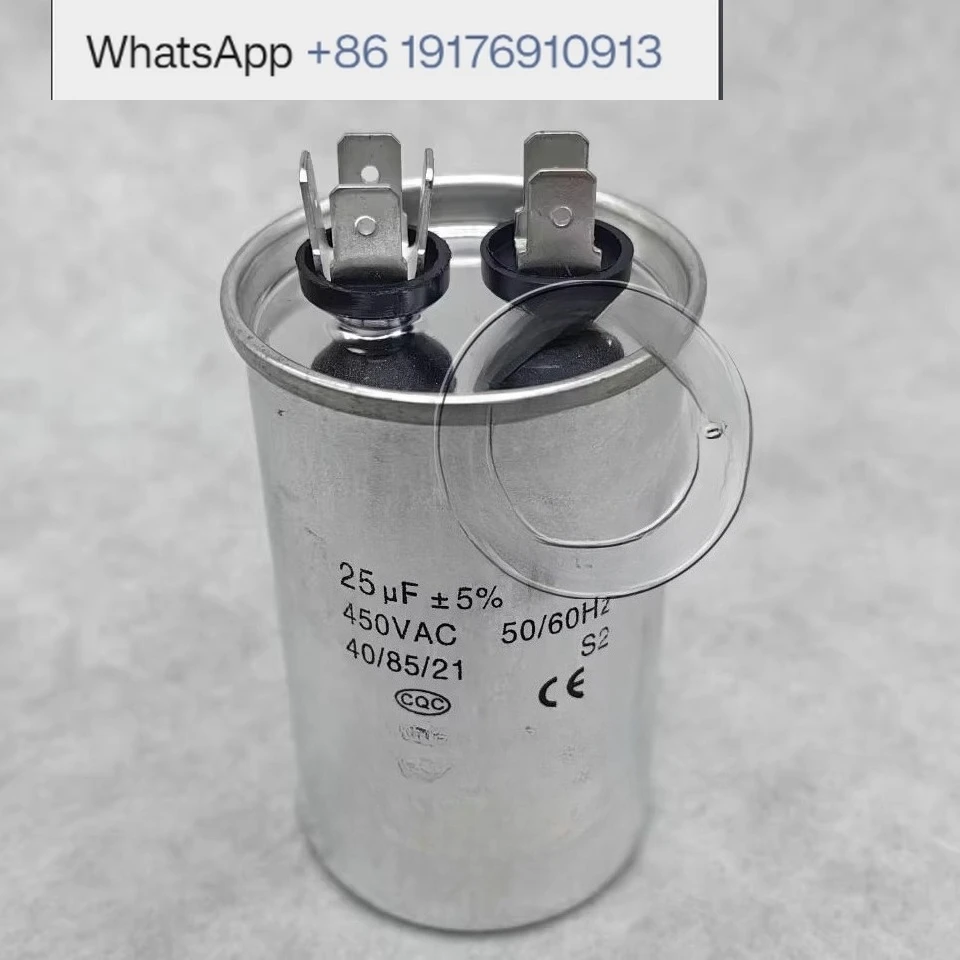 Capacitor à prova de explosão com revestimento de alumínio CBB65A-1 10/15/20/25/30/35/40/45/50/60/70UF 450V