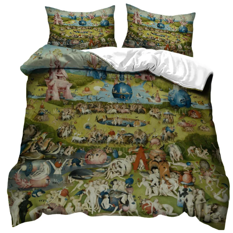 Encapsulate The Wild Ecstasy Of Desire And The Eccentric Garden Of Joy Duvet By Ho Me Lili Bedding Set