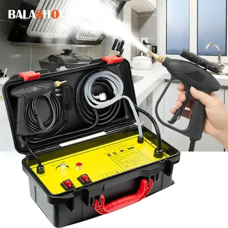 

Steam Cleaner High Temperature and Pressure Sterilization Jet Washer Machine for Home Kitchen Hood Car Air Conditioner 110V/220V