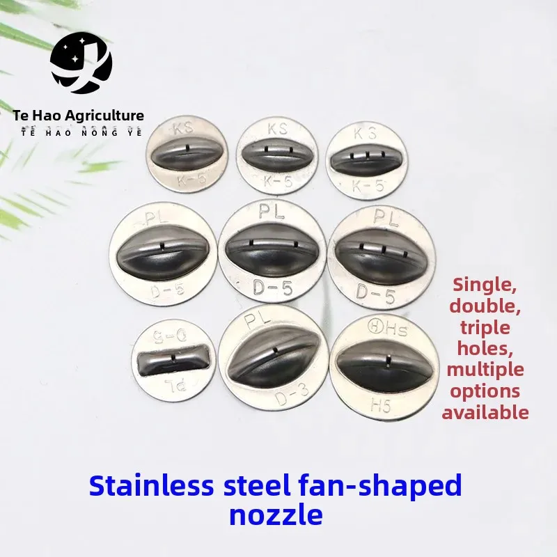 Stainless Steel Fan Shaped Fogging Spray Sheet Agricultural Fogging Drug Multiple Porous Water Split Single Double Triple Mis...