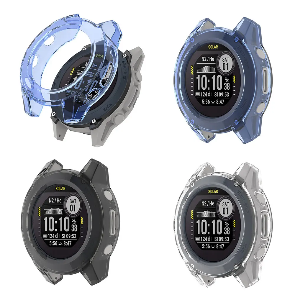 Protective Case Cover for Garmin  Descent G2 G1 Soft Silicone Tpu SmartWatch Shockproof Protector Shell