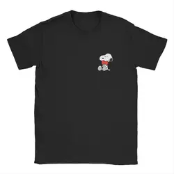 Valentine's Day Snoopy Heart T-Shirt Men Women Vintage Pure Cotton Tee Shirt Crewneck Short Sleeve T Shirts Plus Size Tops