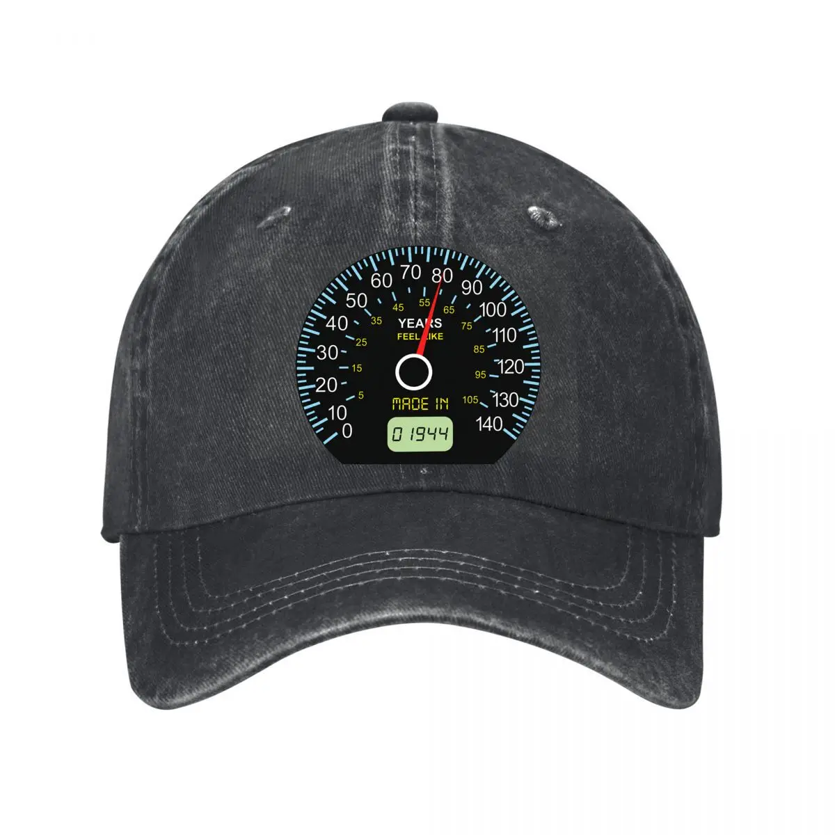 1944 Vintage Speedometer Decor Collectible New Vintage Washed Cotton Baseball Cap Hip Hop Sun Hats