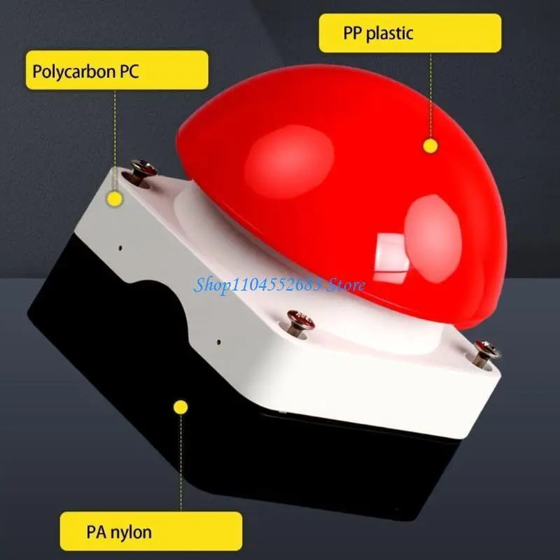 

Y6GD Waterproof Spherical Mushroom Head Emergency Stop Button Switches Locking Designs Stop Switches for Quick Power Cut