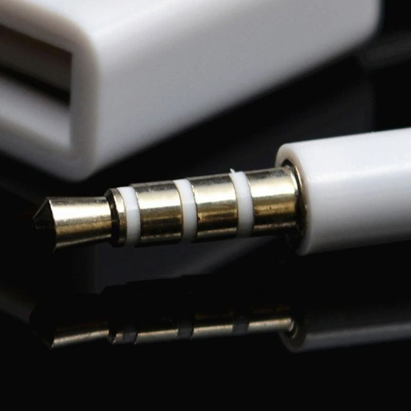 0xxd السيارات 3.5 مم واجهة USB سلك سلك كبل الكبل الكبل لدفق الموسيقى mp3 في أنظمة ستيريو السيارة المحسنة