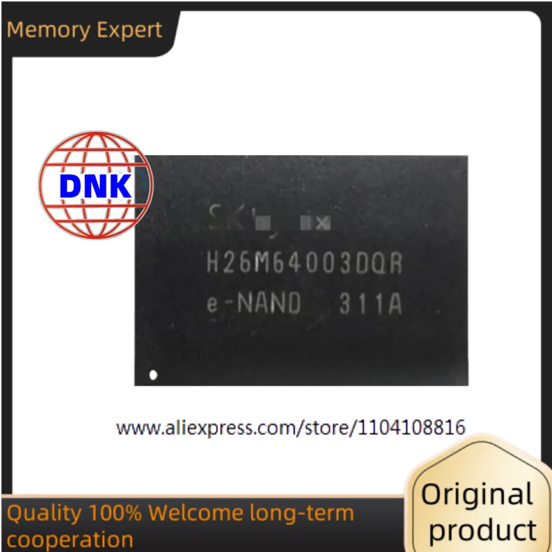 H26M64003DQR H26M64002DQR H26M54001DQR H26M52003EQR H26M52002EQR Brand new original BGA169 emmc 32G flash memory IC