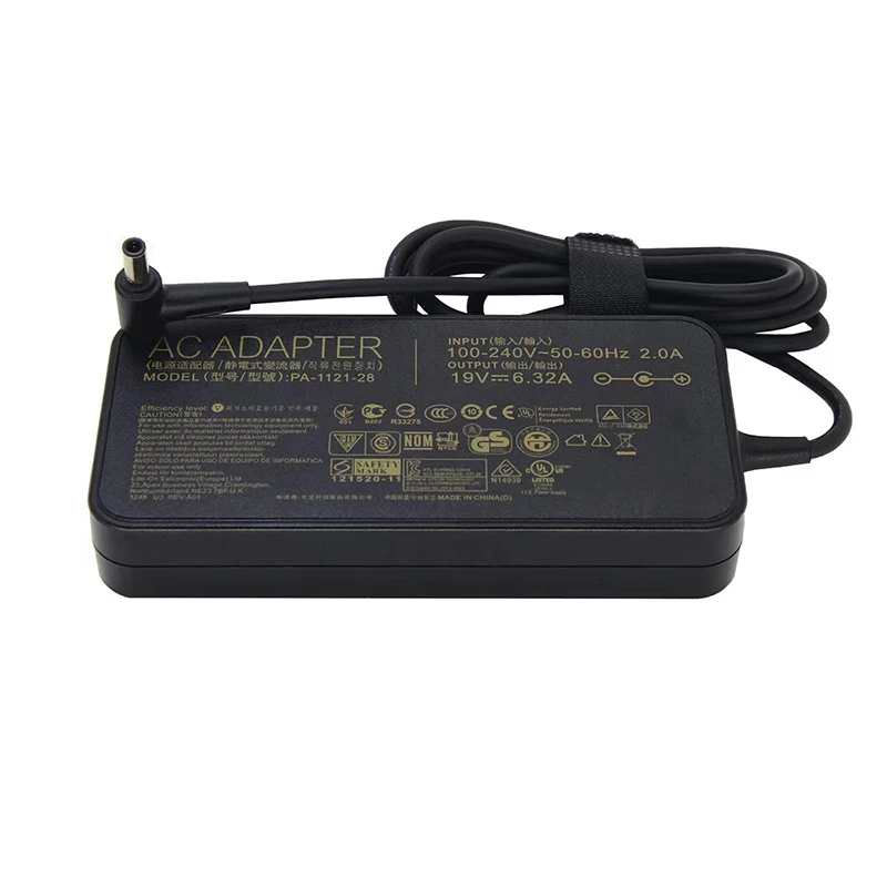 Imagem -03 - Adaptador Carregador de Energia para Asus Tuf Gaming Fx705ge Fx705gd Fx505 Fx505gd Fx505ge Fx505dy 19v 6.32a 120w 6.0*3.7 mm