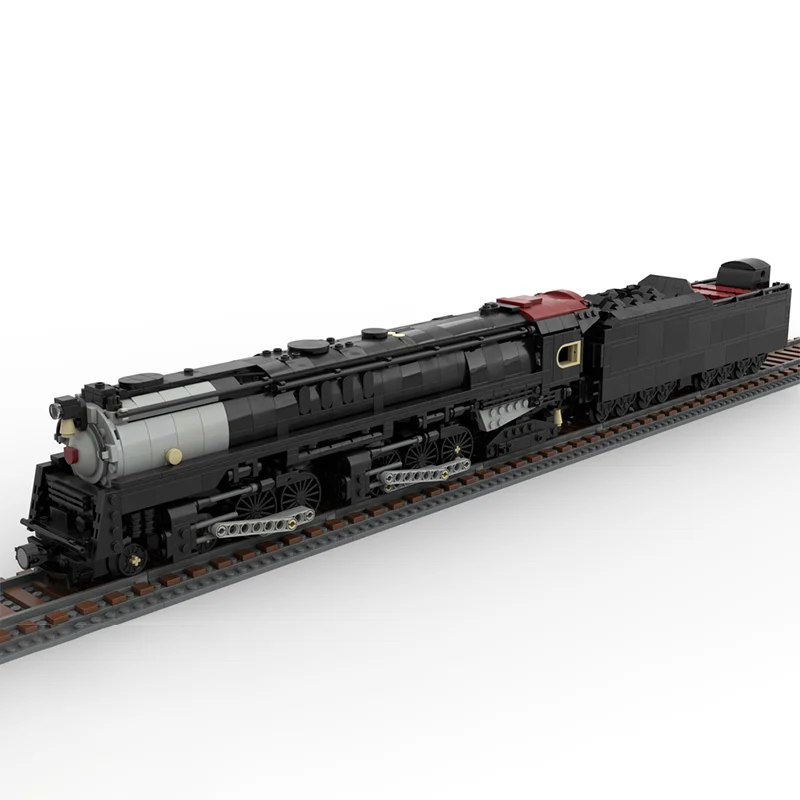 1520 PCS MOC City Engineering Duplex Steam Locomotive  Model Technology Building Block Creative Kids Toy Birthday Christmas Gift