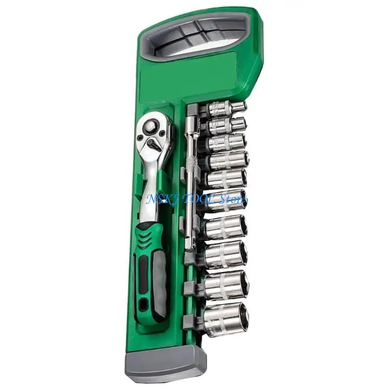 L8RC 휴대용 다기능 래칫 스패너는 72 치아 설계로 고강도를 설정합니다.