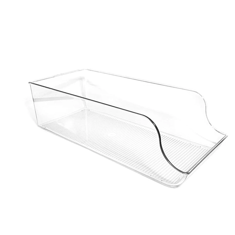 4PCS Clear Can Organizer Box For Pantry, Refrigerator, Freezer & Fridge Organizers And Storage Clear