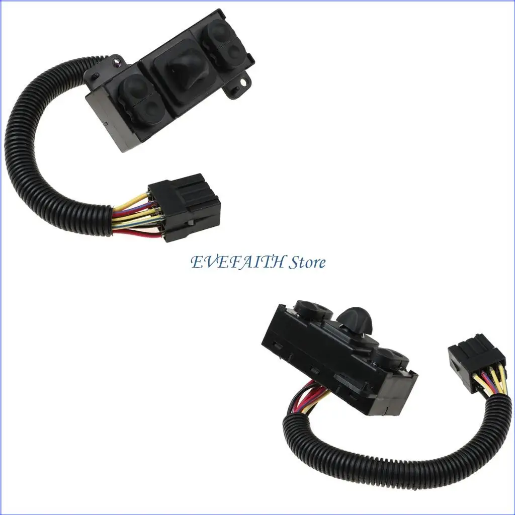 

124B Replacement Driver Side Switches Button Auto Accessories Easy Installation Power Switches F3UZ14A701A F7UZ14A701AA