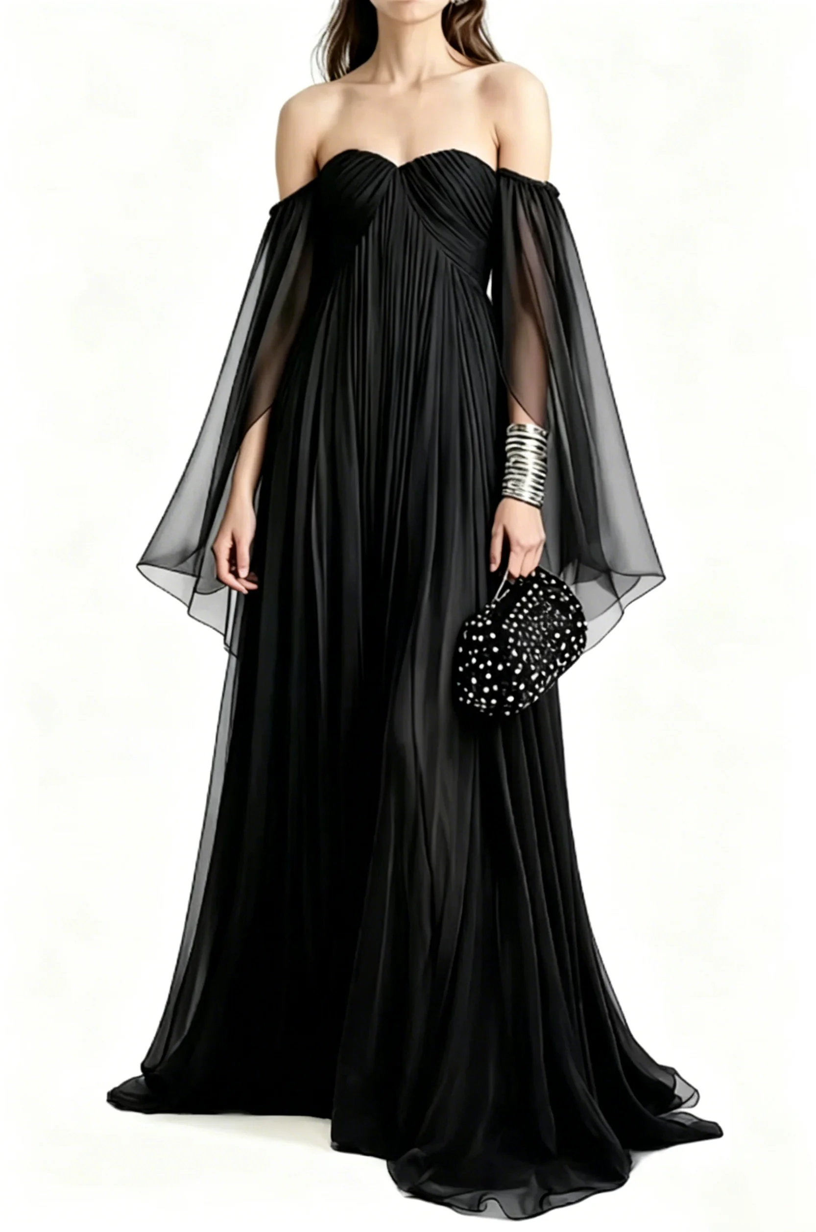 Elegant Chiffon Off the Shoulder Evening Dresses Women Summer Event Gown for Formal Occasion Customized Prom Party Dresses