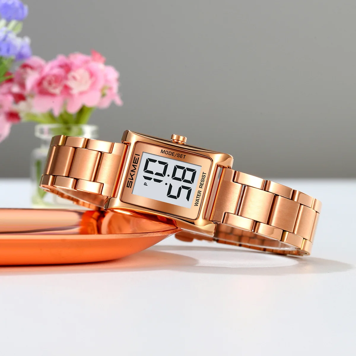 Luxury Bracelet Digital Watches for Womens Waterproof 12 24 Hour LED Chronograph Date Week Display Fashion Female Time 2569