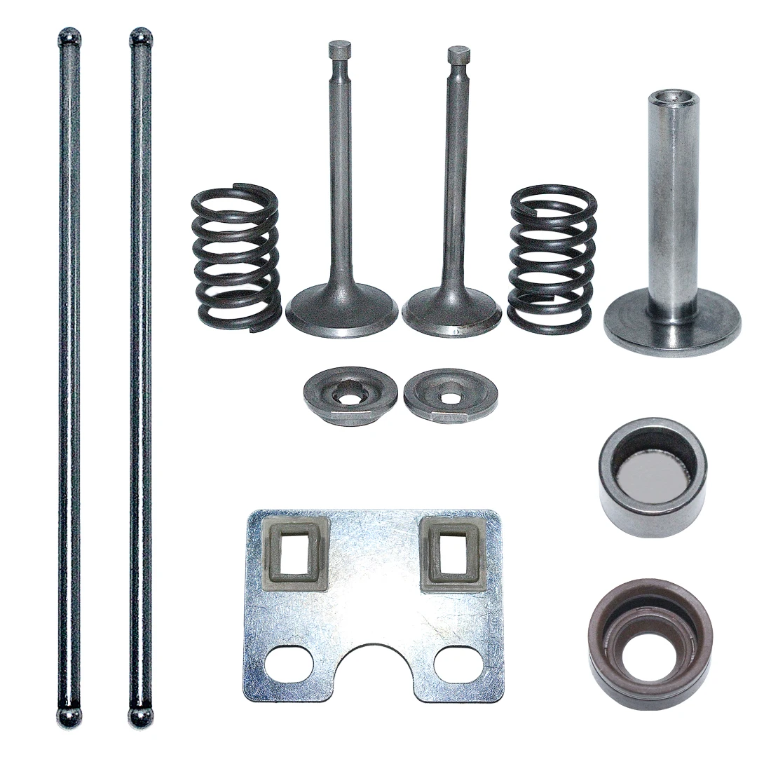Einlass auslass Ventil Schubstange Frühling Kit für Honda GX390 GX340 188F 13HP 11HP Push Stange Guide Platte Gas Motor motor