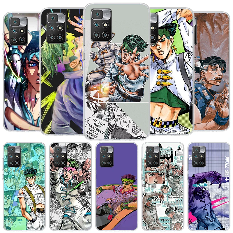 JoJo Bizarre Adventure Rohan Kishibe Cover Phone Case For Xiaomi Redmi 12C 12 10C 10 9C 9 10A 9A 8A 9T 7A 7 6A 6 Pro K20 K40 S2