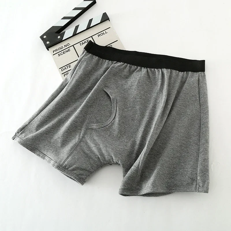 

Мужские впитывающие герметичные боксеры, трусы-боксеры для недержания с подушечкой для мочи для пожилых пациентов, прикованные к постели, водонепроницаемые, удобные