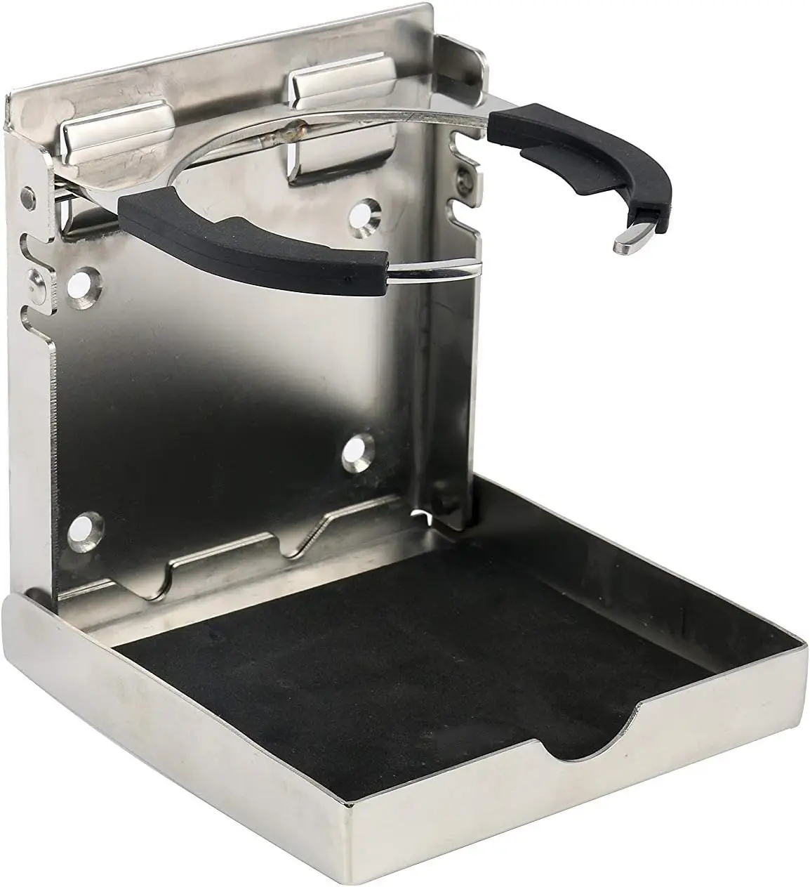 Stainless Steel Folding Drink Holder Cup Holder Marine Boat Caravan car