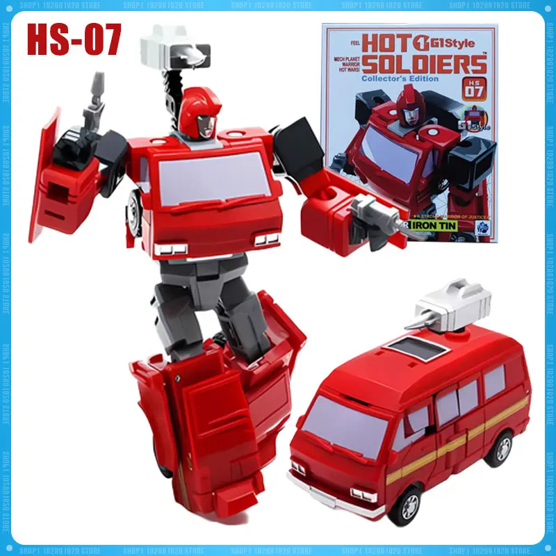 Transformation Planet Hot Soldiers HS07 HS-07 Ironhide Mini Robots Action Figure Figures Model Collection Toy IN STOCK